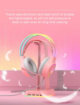 Onikuma Gaming ONIKUMA X15 PRO RGB Light Double-Head Beam Noise Cancelling Microphone Gaming Headphones with microphone 3.5 mm wired headset for PC XBOX PS4, view 3