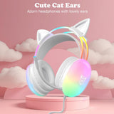 Onikuma Gaming ONIKUMA X25 Cat Ear  RGB Gaming Headset, view 2
