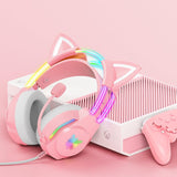 Onikuma Gaming ONIKUMA X26 Head-mounted Headset RGB Light With Cat's Ears Glow, Gaming Headset, view 2
