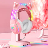 Onikuma Gaming ONIKUMA X26 Head-mounted Headset RGB Light With Cat's Ears Glow, Gaming Headset, view 3