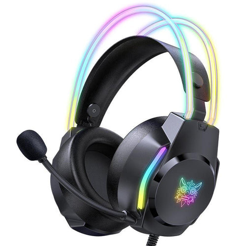 Onikuma Gaming ONIKUMA X26 Head-mounted Earphone RGB Light, Noise Reduction Wired Headphone