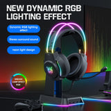 Onikuma Gaming ONIKUMA X26 Head-mounted Earphone RGB Light, Noise Reduction Wired Headphone, view 3