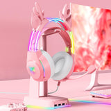 Onikuma Gaming ONIKUMA X26 Head-mounted Earphone RGB Light With Deer's Ears Glow, Gaming Headset, view 3