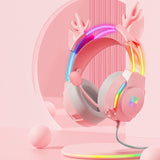 Onikuma Gaming ONIKUMA X26 Head-mounted Earphone RGB Light With Deer's Ears Glow, Gaming Headset, view 4