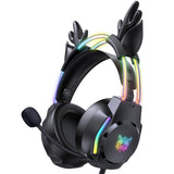Onikuma Gaming ONIKUMA X26 Head-mounted Earphone RGB Light With Deer's Ears Glow, Gaming Headset, view 6