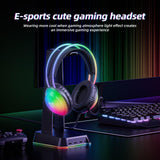 Onikuma Gaming ONIKUMA X29 RGB Dynamic Professional Gmaing Headphone Stereo Surround Sound Omnidirectional HD Mic for PC PS4 Xbox Phone, view 3