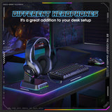 Onikuma Gaming ONIKUMA X31 RGB Dynamic Professional Gmaing Headphone Stereo Surround Sound Omnidirectional HD Mic for PC PS4 Xbox Phone, view 5