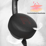 Onikuma Gaming ONIKUMA X37 Call Center Headset - HD Audio, Noise-Cancelling Mic, Comfortable Design, view 4