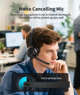 Onikuma Gaming ONIKUMA X81 USB Headset with Noise-Canceling Mic & Multi-Connectivity, view 3