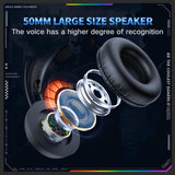 Onikuma Gaming ONIKUMA X88 RGB Gaming Headset - 50mm Drivers, 360° Rotatable Mic & Comfortable Earmuffs, view 3