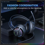 Onikuma Gaming ONIKUMA X88 RGB Gaming Headset - 50mm Drivers, 360° Rotatable Mic & Comfortable Earmuffs, view 5