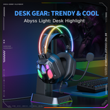 Onikuma Gaming ONIKUMA X89 RGB Gaming Headset - 360° Rotatable Mic, Immersive 3D Sound & Ergonomic Design, view 5