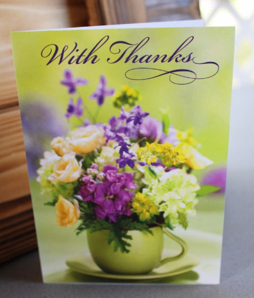 Operation Cookies Flower "Thank You" Card
