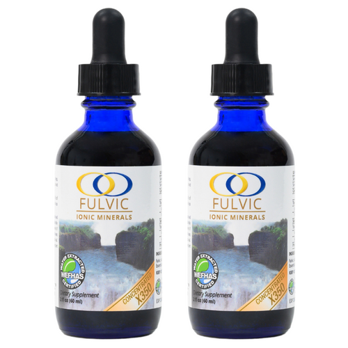 Optimally Organic Weight loss- 2 Bottles of Fulvic Ionic Minerals X350