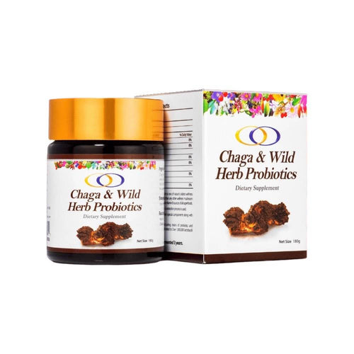 Optimally Organic Chaga Mushroom and Wild Herb Concentrated Probiotics
