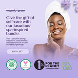 Organic to Green Bath Gift Set, view 3