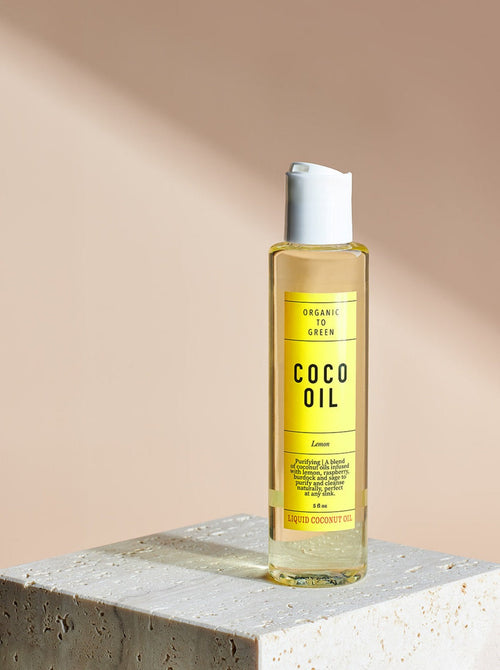 Organic to Green 5oz Lemon & Vanilla Coco Oil Duo