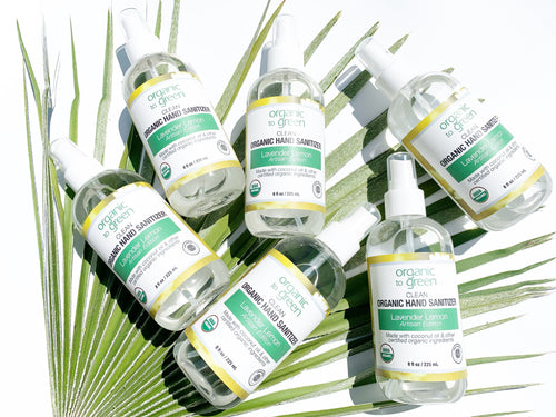 Organic to Green Clean Hand Sanitizer - Wholesale Case of 12