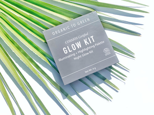 Organic to Green COSMOS Certified Night Glow Kit - Illuminating + Highlighting Palette