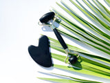Organic to Green Crystal Roller + Gua Sha Set - Skin Detox - Obsidian, view 3