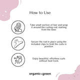 Organic to Green Heatless Curling Set, view 5