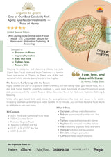Organic to Green Jade Crystal Gem Facial Mask For Anti-Aging + Cucumber Hyaluronic Hydration Calming & Restoring, view 3