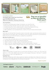 Organic to Green Jade Crystal Gem Facial Mask For Anti-Aging + Cucumber Hyaluronic Hydration Calming & Restoring, view 4