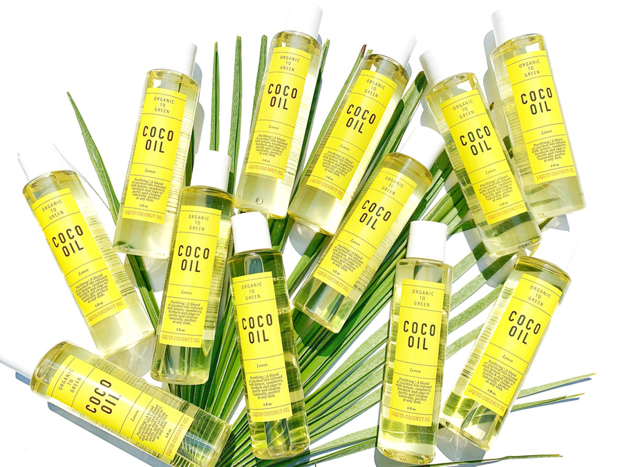 Organic to Green Lemon Coco Oil - Wholesale Case Of -12
