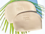 Organic to Green Luxury Vegan Leather Cosmetic Toiletry Travel Bag, view 2