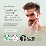 Organic to Green Men's Deluxe Skincare Gift Set, view 3