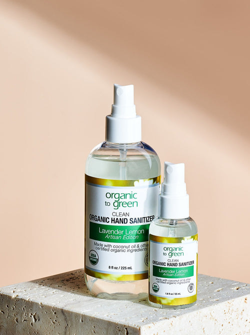 Organic to Green Clean Organic Hand Sanitizer Spray Lavender & Lemon