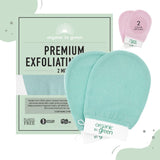 Organic to Green Premium Exfoliating Mitt for Body (2pc), view 3