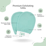Organic to Green Premium Exfoliating Mitt for Body (2pc), view 5