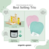 Organic to Green Premium Exfoliating Mitt for Body (2pc), view 6