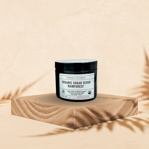 Organic to Green RAINFOREST Organic Coconut Oil Sugar Scrub