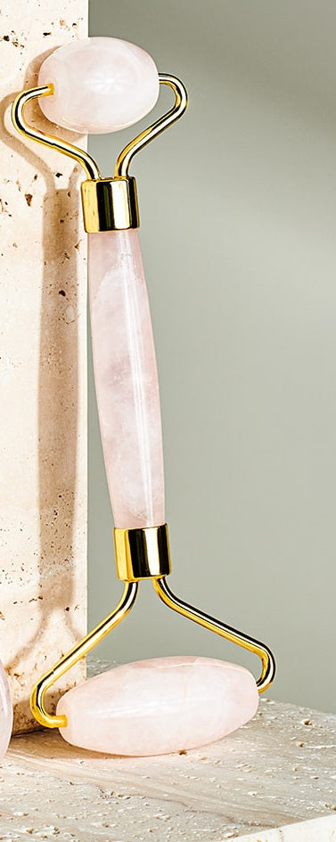 Organic to Green Rose Quartz Roller