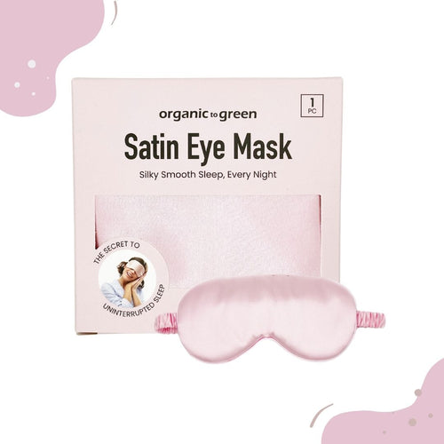 Organic to Green Satin Eye Mask
