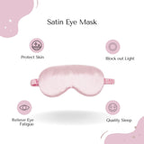 Organic to Green Satin Eye Mask, view 2
