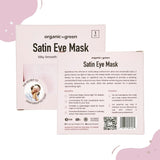 Organic to Green Satin Eye Mask, view 5