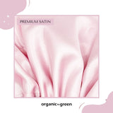 Organic to Green Satin Hair Bonnet, view 3