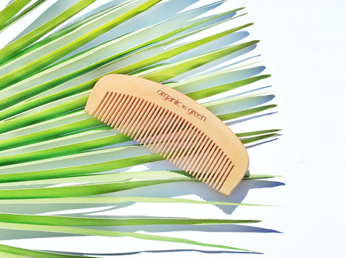 Organic to Green Wooden Comb