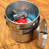 Outdoor Element 750ml Stainless Steel Pot by Near Zero, view 3