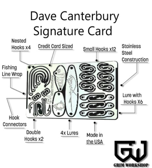 Outdoor Element Dave Canterbury Signature Card by Grim Workshop