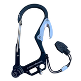 Outdoor Element Fire Escape: Fire-Starting Multitool Carabiner, view 2