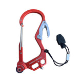 Outdoor Element Fire Escape: Fire-Starting Multitool Carabiner, view 3