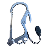 Outdoor Element Fire Escape: Fire-Starting Multitool Carabiner, view 4
