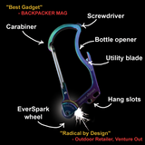 Outdoor Element Firebiner: Fire-starting Multitool Carabiner, view 2