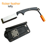 Outdoor Element Flicker Feather Survival EDC Chisel Blade, view 6