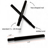 Outdoor Element Hex Fire-Steel Replacement 3pk Ferro Rods for Scout, Flicker & Slicer Feather Knives, view 2