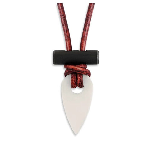 Outdoor Element Spark Necklace White Ceramic